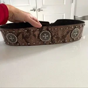 Roper | Accessories | Roper Wide Snake Print Belt | Poshmark display picture 2